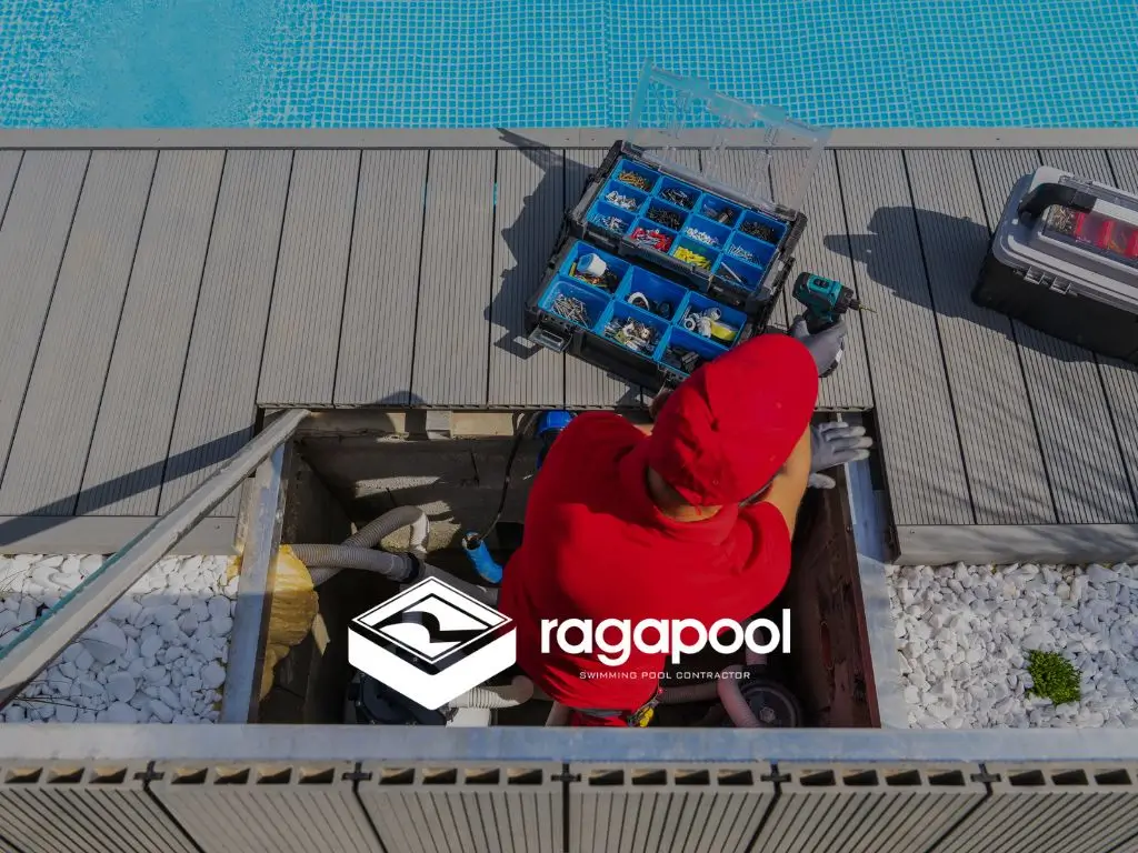 menjernihkan air kolam renang yang hijau sistem filtrasi