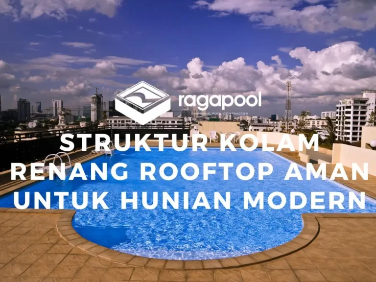 stuktur kolam renang rooftop